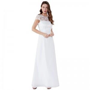 Leak Back Dantelă Seara 2019 Îmbrăcăminte lungă pentru femei Rochie albă Maxi Rochie JCGJ190315079